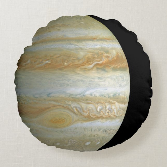 Jupiter Hemisphere Round Pillow (Front)