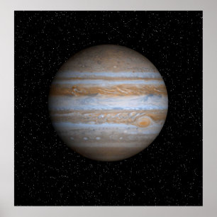 Jupiter in a Star Field - Resizeable Poster