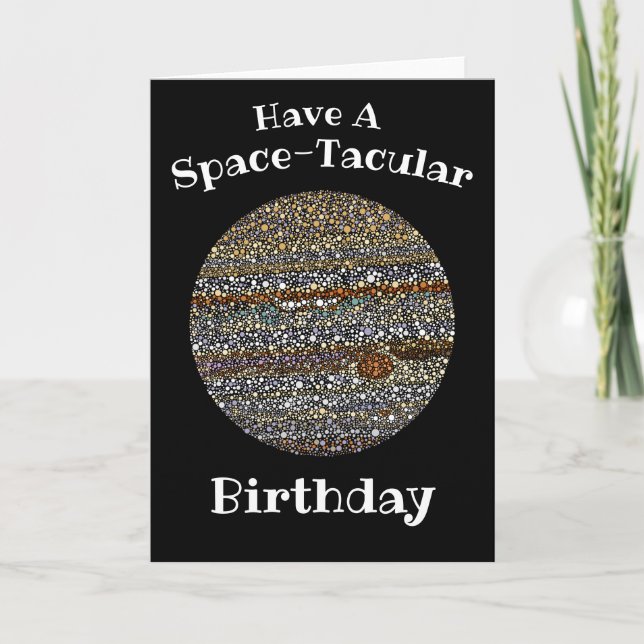 Jupiter In Dots Card (Front)