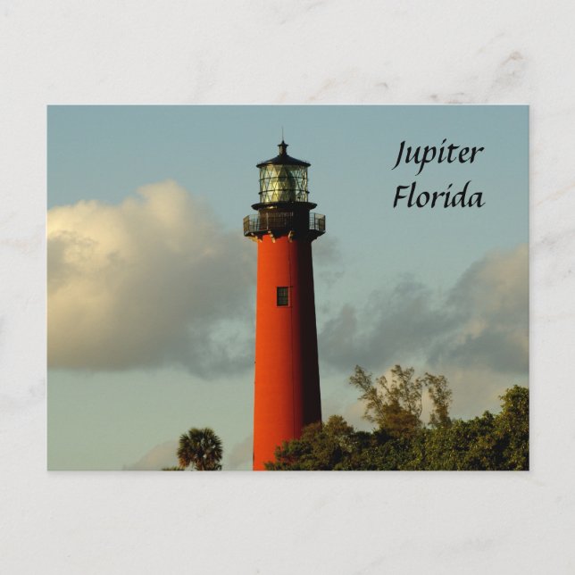 Jupiter Inlet Lighthouse Postcard (Front)