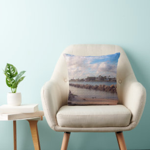 Jupiter Inlet, Winter Afternoon Throw Pillow