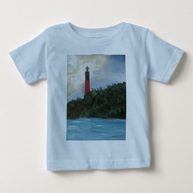 Jupiter Lighthouse Baby T-Shirt (Front)