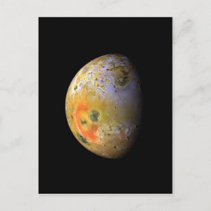 Jupiter moon Lo NASA Postcard