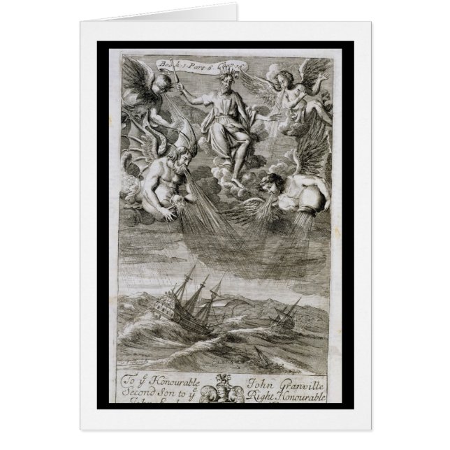 Jupiter moule une tempête sur l'océan, (Devant)