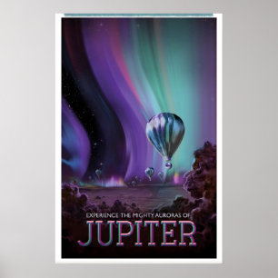 Jupiter NASA Space Travel Poster Print  Stars
