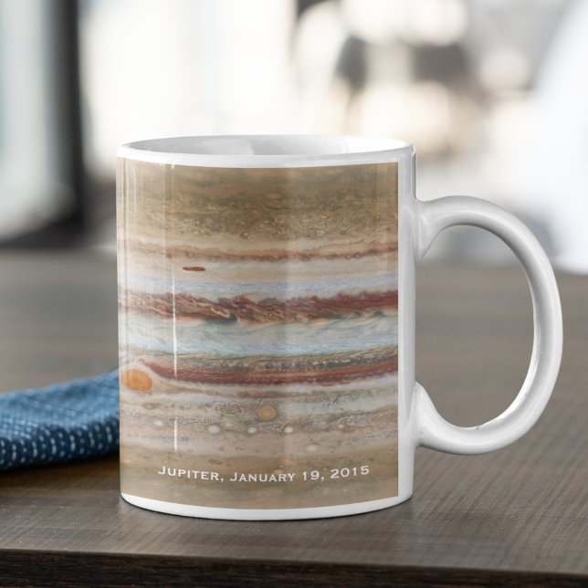 Jupiter Red Spot Close-Up Photograph Coffee Mug (Creator Uploaded)