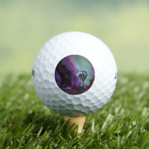 Jupiter Travel by Hot Air Balloon Bighty Auroras Golf Balls