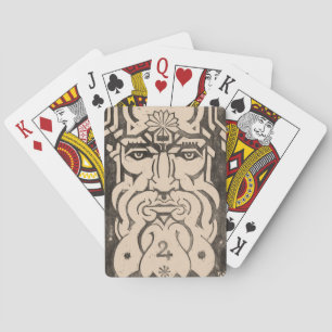 Jupiter Zeus King of Gods Greek Mythology Black Playing Cards