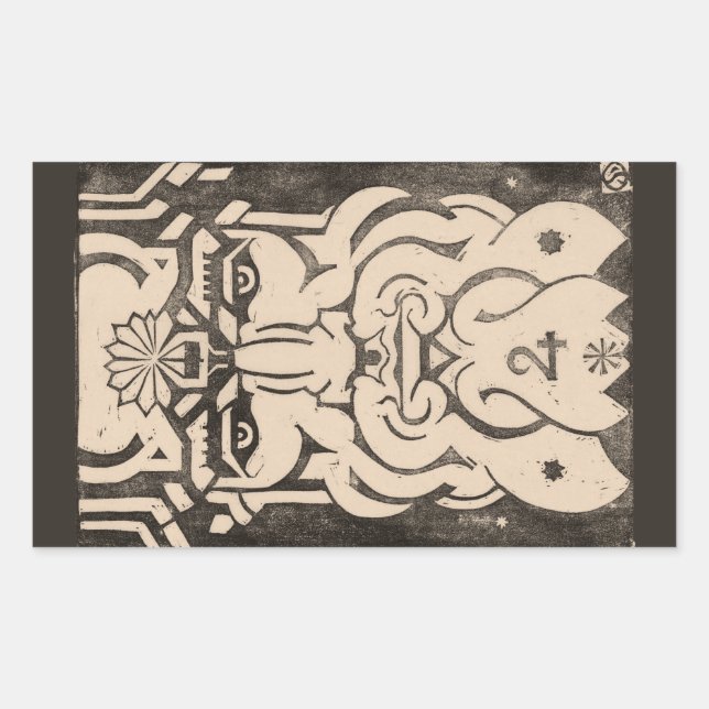 Jupiter Zeus King of Gods Greek Mythology Black Sticker (Front)