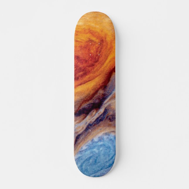 Jupiter's Great Red Spot - NASA Voyager Photo Skateboard (Front)