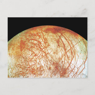 Jupiter's Moon Europa Postcard
