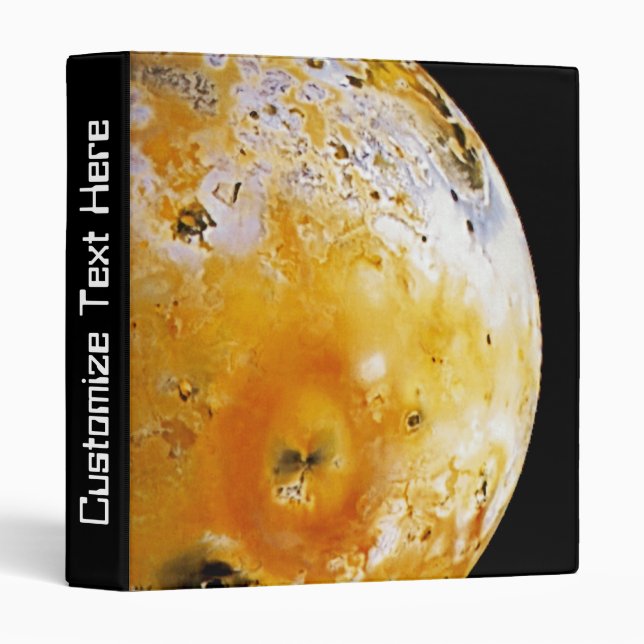 Jupiter's Moon Io Binder (Front/Spine)