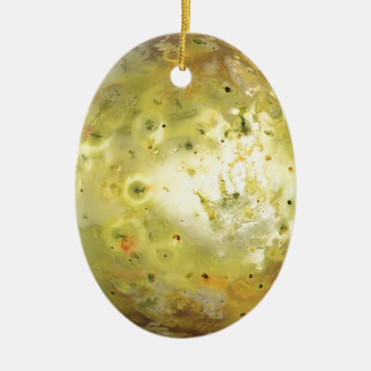 Jupiter's Moon Io Ceramic Ornament