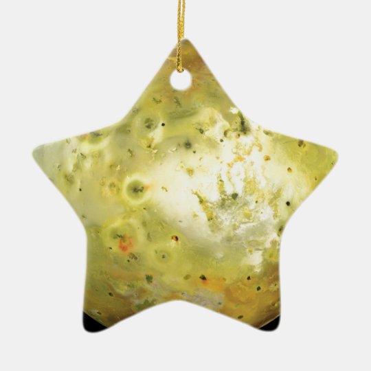 Jupiter's Moon Io Ceramic Ornament