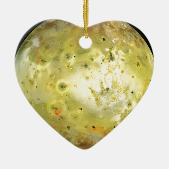 Jupiter's Moon Io Ceramic Ornament