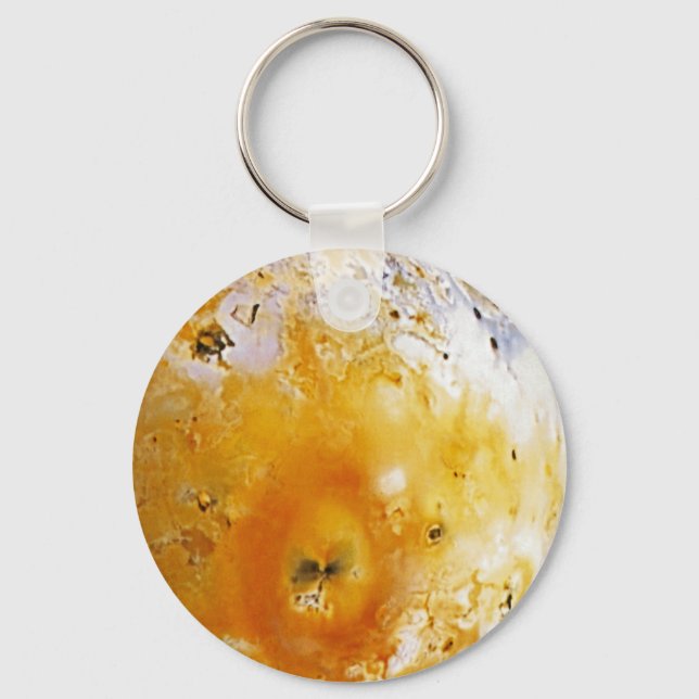 Jupiter's Moon Io Keychain (Front)
