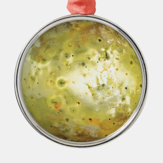Jupiter's Moon Io Metal Ornament