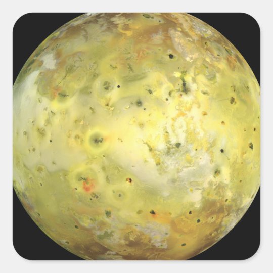 Jupiter's Moon Io Square Sticker