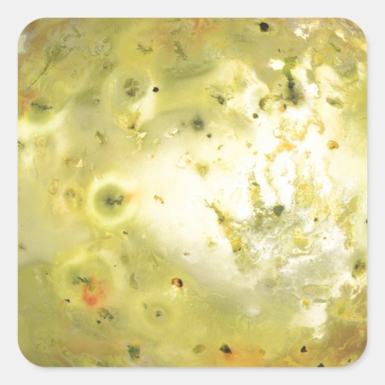 Jupiter's Moon Io Square Sticker