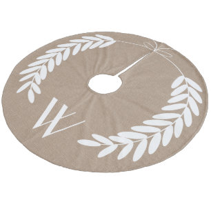 Jupon De Sapin En Molleton Blé blanc Burlap