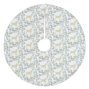 Jupon De Sapin En Molleton Labrador Jaune - Noël - Fête du Chien Black Lab