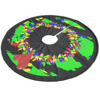 Jupon De Sapin En Molleton Punk Christmas wreath