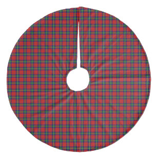 Jupon De Sapin En Molleton Routhven tartan rouge vert bleu plaid