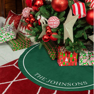 Jupon De Sapin En Molleton Vert Chasseur Personnalisé