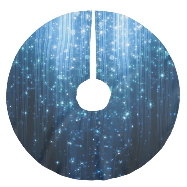 Jupon De Sapin En Polyester Brossé Abstrait lumineux : Art Arrière - plan éclairé. (Devant)