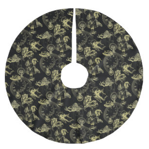 Jupon De Sapin En Polyester Brossé Alice au pays des merveilles Thé Black Gold Jupe