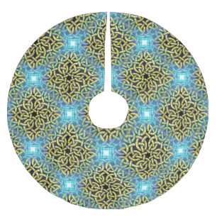 Jupon De Sapin En Polyester Brossé Aqua Background de Victorian Golden