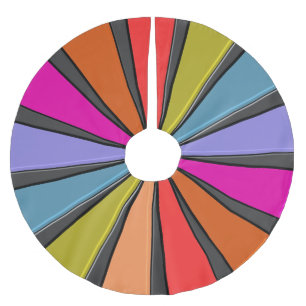 Jupon De Sapin En Polyester Brossé Art de cirque pour Noël - chapiteau