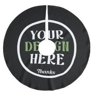 Jupon De Sapin En Polyester Brossé baiser personnalisé, unique, élégant et minimalist