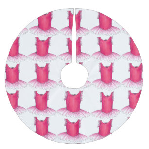 Jupon De Sapin En Polyester Brossé Ballet rose Tutu Ballerina Dance Studio School