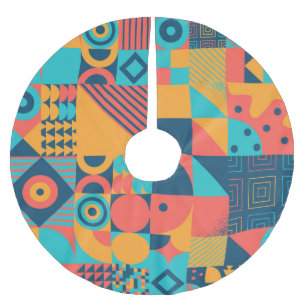 Jupon De Sapin En Polyester Brossé Bauhaus Retro : les années 70 de la musique géomét