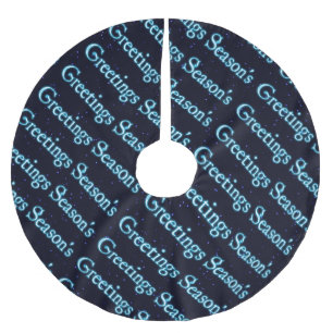 Jupon De Sapin En Polyester Brossé Bonnes Fêtes