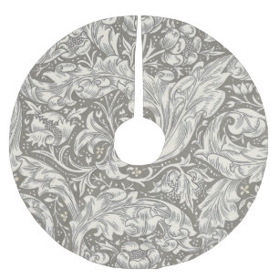 Jupon De Sapin En Polyester Brossé Bot floral à fleurs à boutons de William Morris Ba