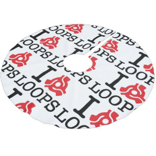 Jupon De Sapin En Polyester Brossé Boucles d'adaptateur I 45