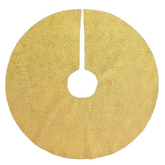 Jupon De Sapin En Polyester Brossé Bright Gold Leather : Arrière - plan texturé