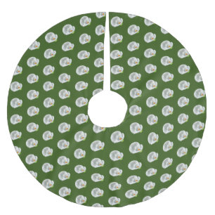 Jupon De Sapin En Polyester Brossé Calla Lilly