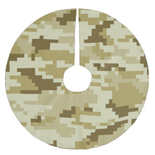 Jupon De Sapin En Polyester Brossé Camouflage 8 bits pour désert numérique / Camo