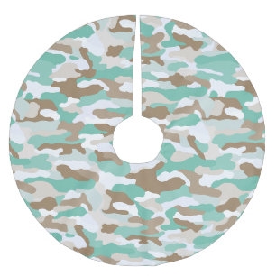 Jupon De Sapin En Polyester Brossé Camouflage côtier