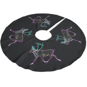 Jupon De Sapin En Polyester Brossé Caribou électrique