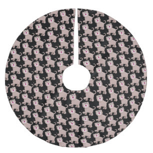 Jupon De Sapin En Polyester Brossé Caricature du tigre mignon Saber Toothed Smilodon
