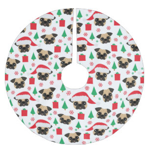 Jupon De Sapin En Polyester Brossé Carlin mignon de Noël