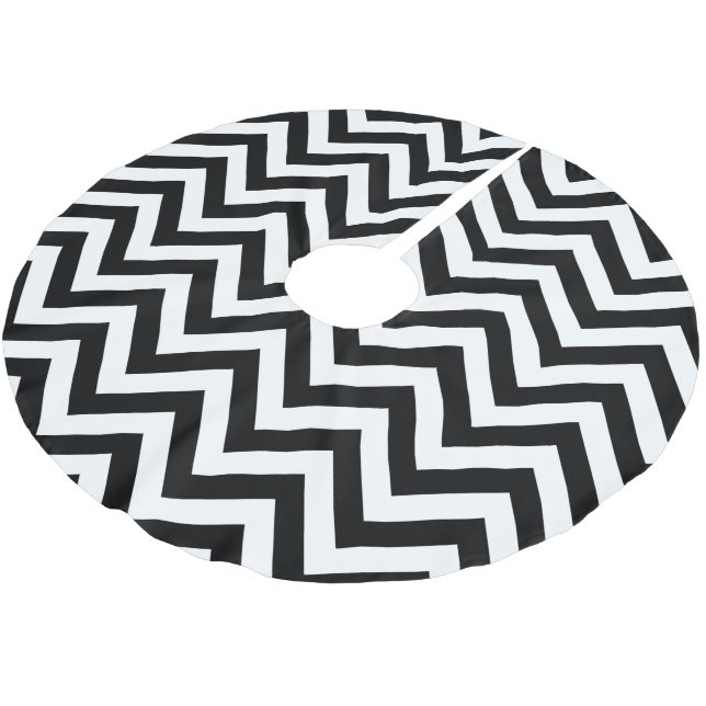 Jupon De Sapin En Polyester Brossé Chevron Zig Zag (Angle)