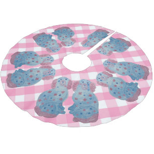 Jupon De Sapin En Polyester Brossé Chien de Chien de Chien de Chinoiserie Staffordshi