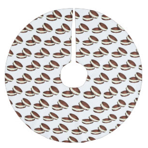 Jupon De Sapin En Polyester Brossé Chocolat Whoopie Pie Dessert PA Dutch Maine Food