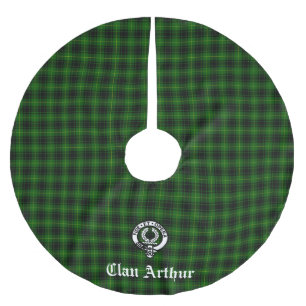 Jupon De Sapin En Polyester Brossé Clan Arthur / MacArthur Crest & Tartan