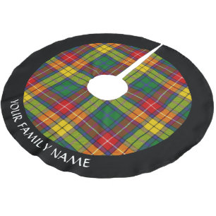 Jupon De Sapin En Polyester Brossé Clan Buchanan Tartan
